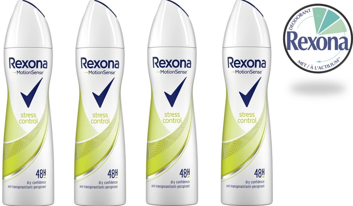 Goedkoopste Rexona Deo Spray - Stress Control - 4 x 150 ml