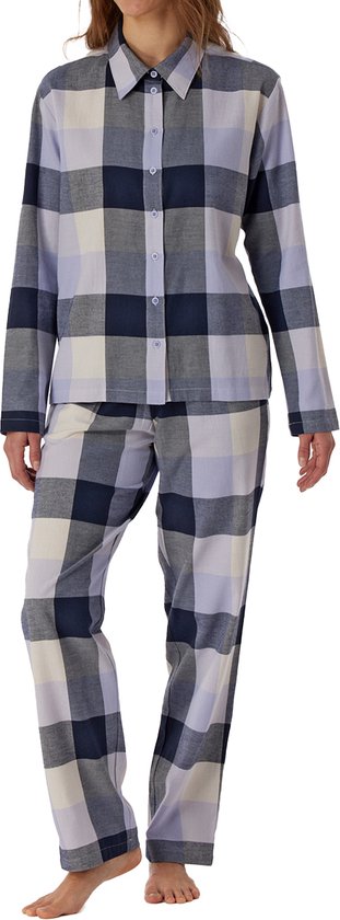 Schiesser Dames pyjama Selected! Premium Web Organic Cotton