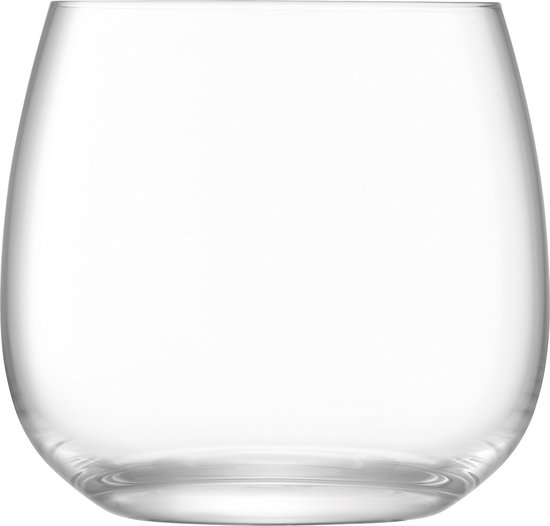 L.S.A. - Borough Glas 370 ml Set van 4 Stuks - Glas - Transparant