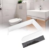Narimano® Porte-rouleau de papier toilette autocollant - Porte-rouleau de papier toilette autocollant standard mural - Porte-rouleau de papier toilette pour salle de bain cuisine (blanc)