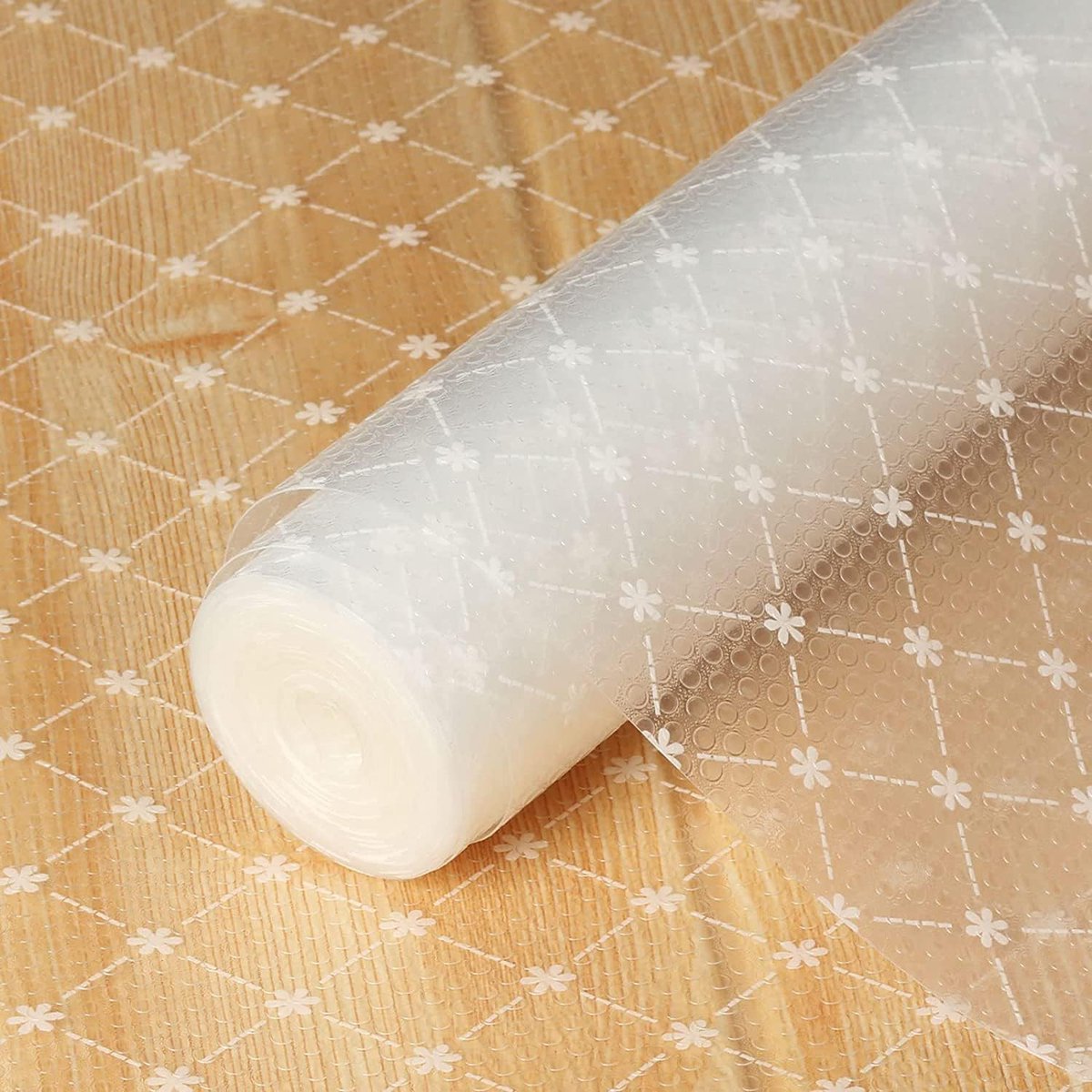 Lademat 45 x 300 cm EVA waterdicht niet-klevend lade-inzet transparant op maat gesneden koelkastmatten keukenkastmat voor lades planken kast keukenkasten