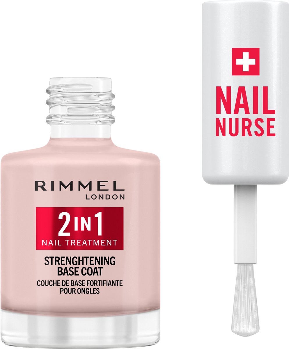 Goedkoopste Rimmel London nagelverzorging 2 in 1 Base Coat & Strengthener, 12 ml