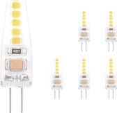 LCB - Set van 6 LED G4 Dimbaar - 2W - 2700K warm wit licht - 12V AC/DC