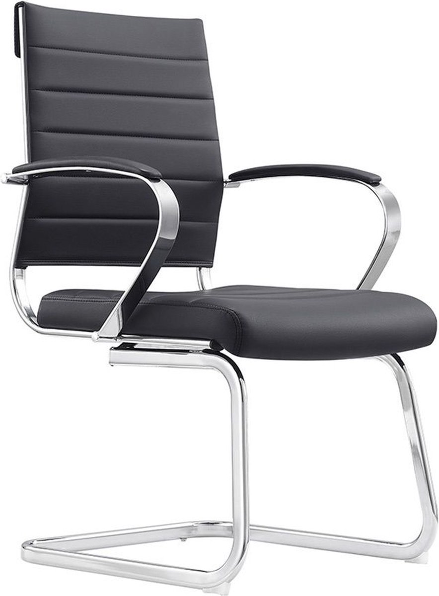 Sedero Design Eetkamerstoel Cádiz - Kunstleder - Zwart