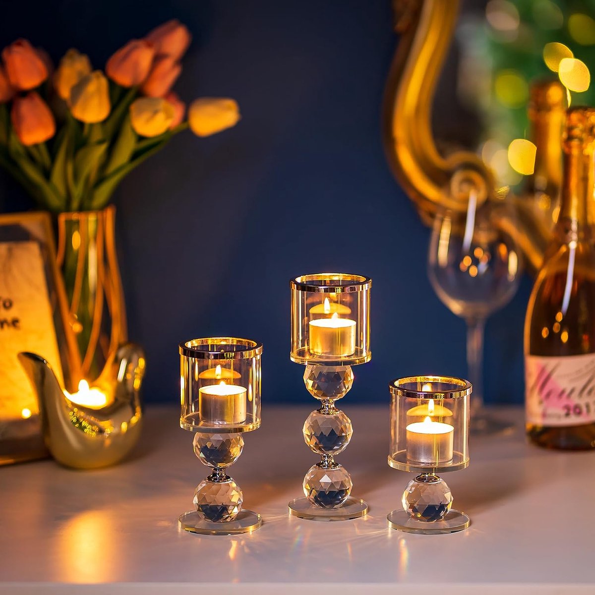 Bougie,10 pièces-lot bougies flottantes pour fête de mariage