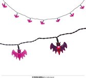 Fiestas Guirca - LED verlichting vleermuizen (115 cm) - Halloween - Halloween Decoratie - Halloween Versiering