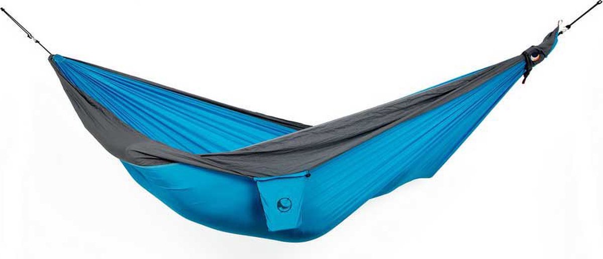 Ticket To The Moon - Hangmat - King Size Hammock Aqua / Dark Grey