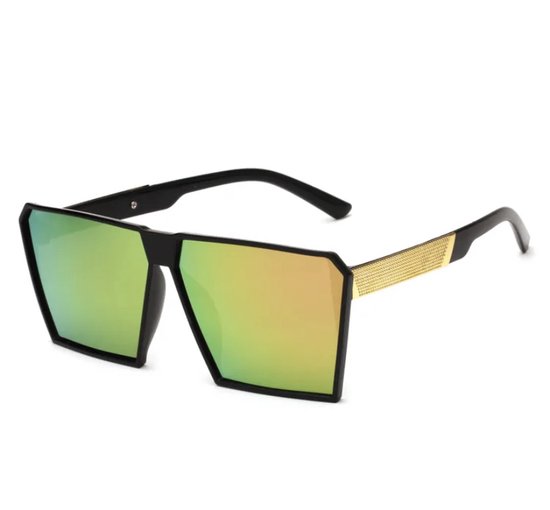 Vierkante Festival Zonnebril - Unisex - Polarized - Multi