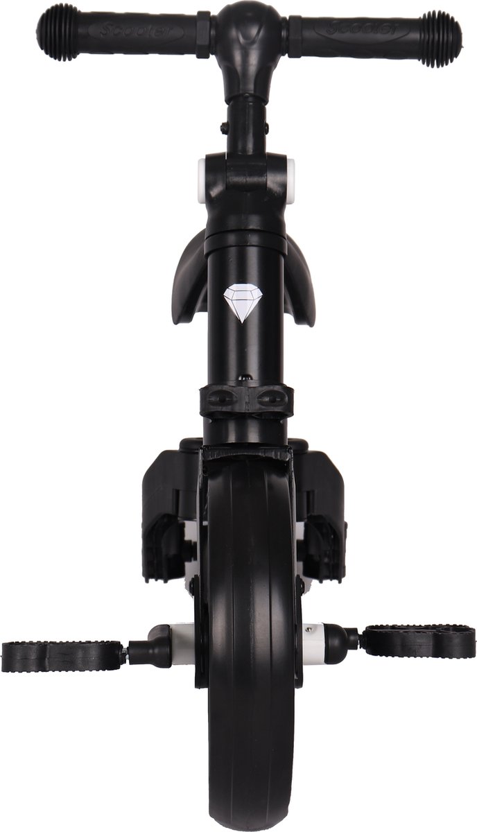Born Lucky 4 in1 Driewieler / Loopfiets & Balance Bike - Zwart — afbeelding 6