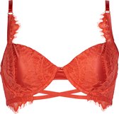 After Eden Tinker Padded wire bra with lace and strap Dames Beha - Brique - Maat 70C