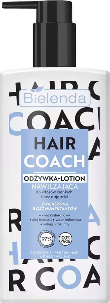 Hair Coach vochtinbrengende conditioner-lotion voor fijn en volumeloos haar 250ml