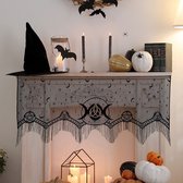 Fiestas Guirca - Decoratie gordijn met slierten (155 x 60cm) - Halloween - Halloween Decoratie - Halloween Versiering