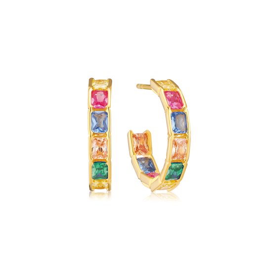 SIF JAKOBS JEWELLERY ROCCANOVA CIRCOLO EARRINGS SJ-E42272-XCZ-YG