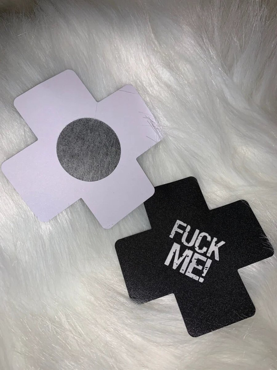 Goedkoopste Zwarte kruis tepel stickers