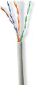 Nedis Netwerk Kabel Rol - CAT6 - Stranded - U/UTP - CCA - 305.0 m - Binnenshuis - Rond - PVC - Grijs - Trekdoos