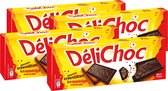 Délichoc Puur - Knapperige biscuits met pure chocolade - 150g x 4