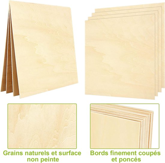 Tocome Lindehout, 20 stuks, A3, multiplex, 420 x 297 x 3 mm, geschikt