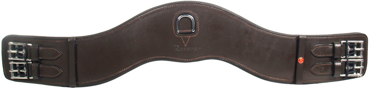 Rossner Comfort Dressuursingel - Maat: 85 - Bruin - Leer