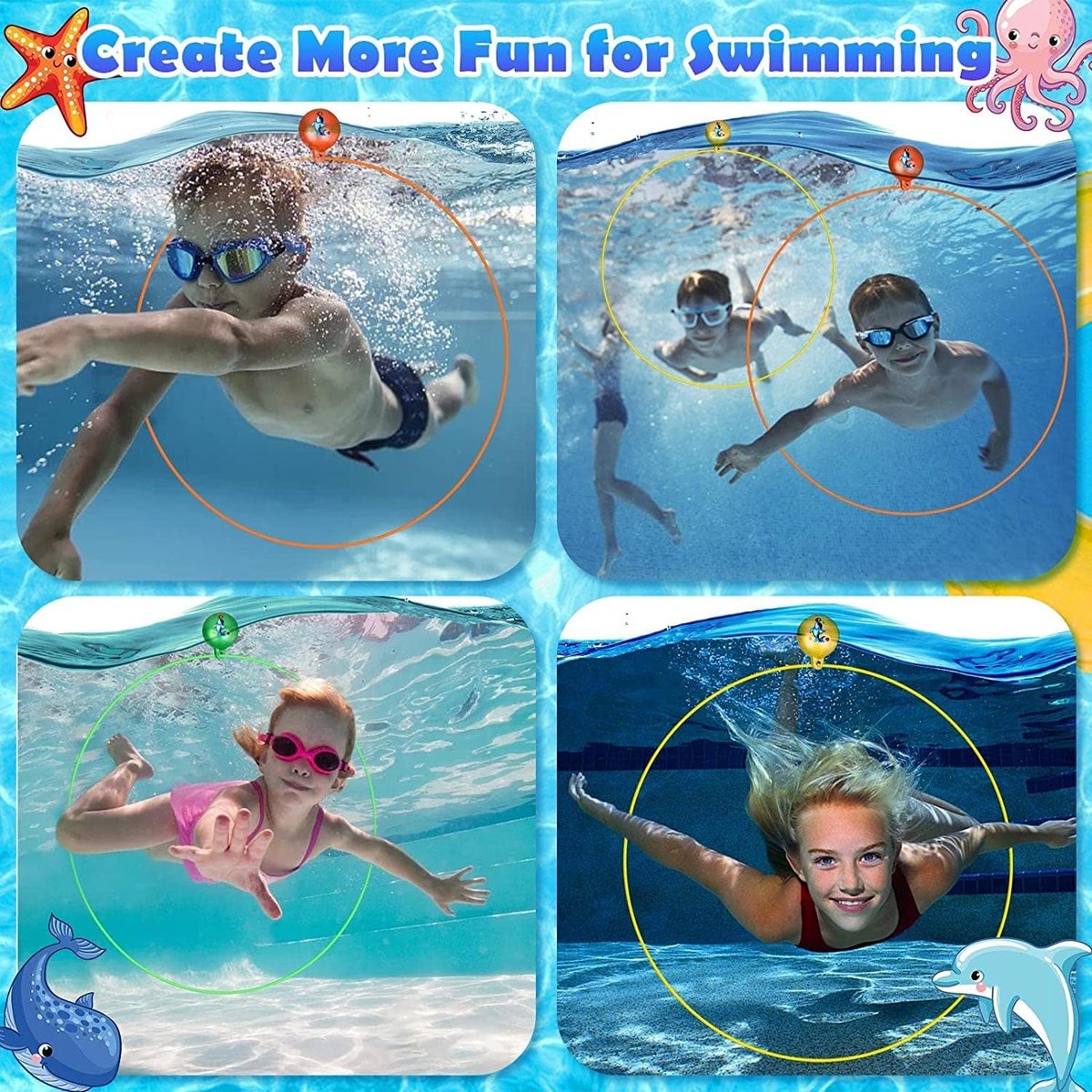 Plongée sous-marine Jouets de piscine Formation de natation-plongée