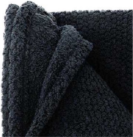 Unique Living Sep Plaid - 150 x 200 cm - Black