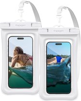 Aqua Shield waterdichte telefoonhoes, zwevend, IPX8, waterdichte telefoonhoes, onderwaterhoes, compatibel met iPhone, Galaxy, Xiaomi, Google smartphones, wit