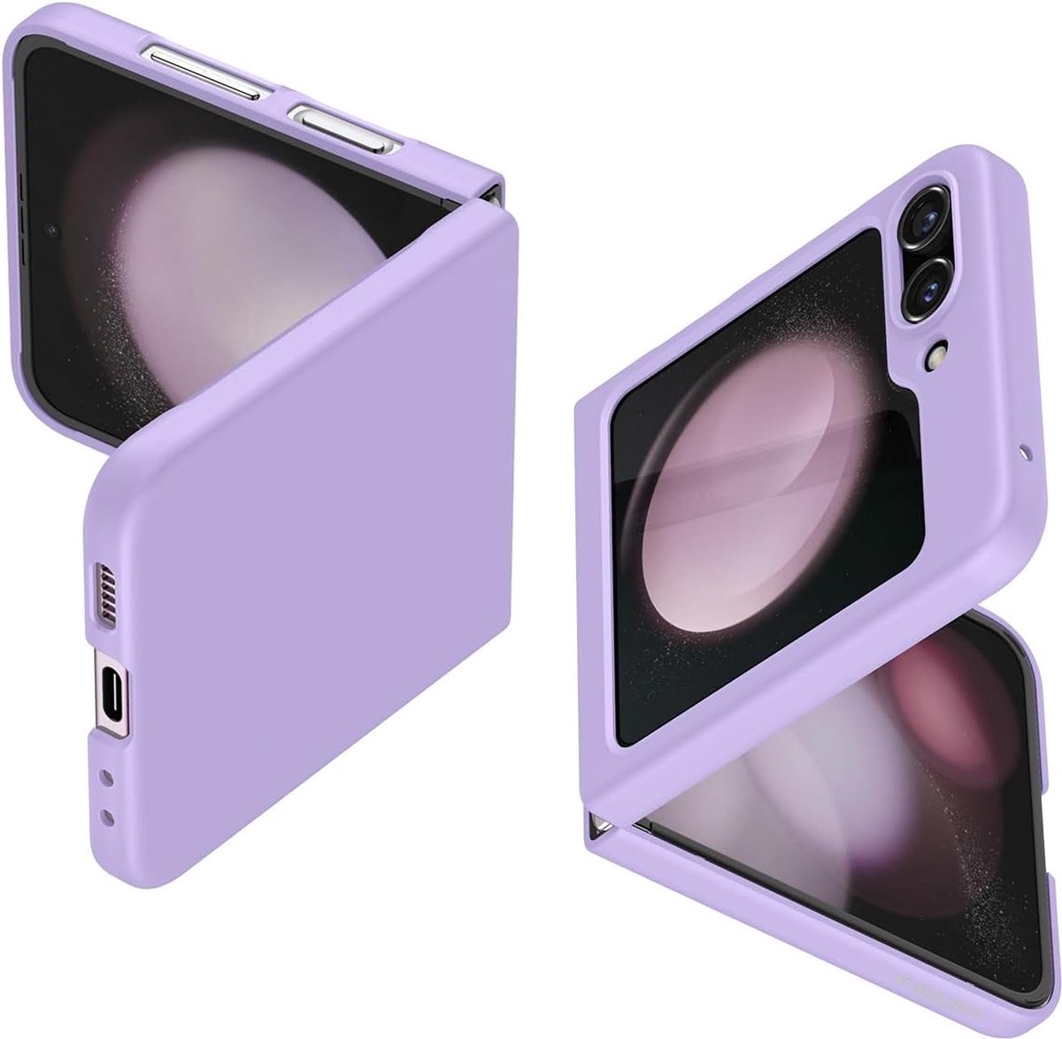 Geschikt voor Spigen Samsung Galaxy Z Flip 5 Air Skin hoesje - Paars