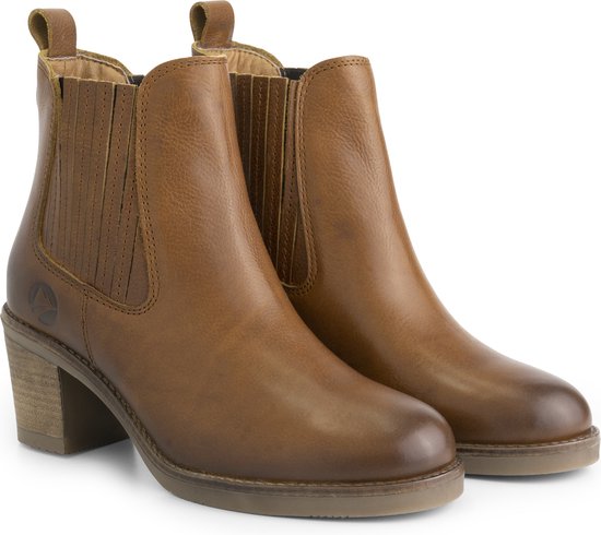 Travelin' Callac - Dames enkellaars met hak - Nette Leren Chelseaboots Vrouwen