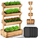 Coazy Plantenrek | Plantentrap voor Binnen en Buiten | Moestuinbak | Kweektafel | Kweekbak | Balkon Plantenstandaard | Tuin Plantenrekken - Plantenbak