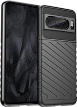 Coverup Rugged Shield TPU Back Cover - Geschikt voor Google Pixel 8 Pro Hoesje - Zwart