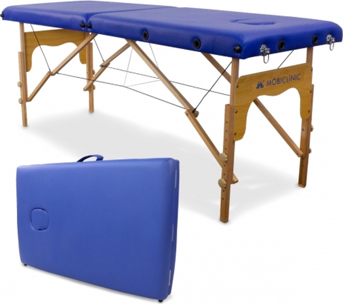 Goedkoopste Mobiclinic CM-01 Basic - Massagetafel - Draagbaar - Inklapbaar - 180x60 cm - In hoogte verstelbaar - Gezichtsuitsparing - Max. tot 150 kg - Behandelbank
