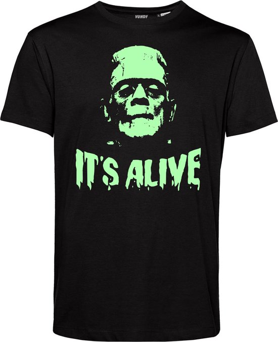 T-shirt kind It's Alive | Halloween Kostuum Volwassenen | Horror Shirt | Gothic Shirt | Zwart | maat 116