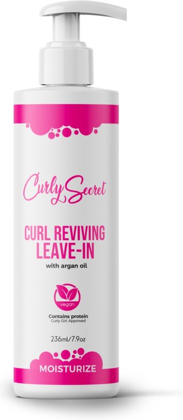 Curly Secret - Haarcrème - Curl Reviving Leave-in - Krullen - CG Methode - krullend haar