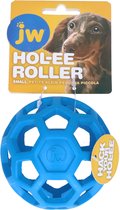 JW HOL-EE ROLLER – Hondenspeeltje - Hondenspeelgoed - Hondenbal - S - Ø 9 cm - Natuurrubber - Blauw
