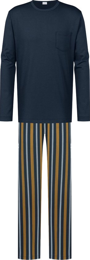 Mey Tweedelige Pyjama Big Striped Heren 34056 174 indigo