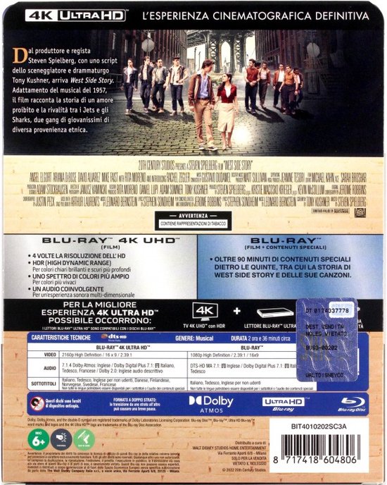 West Side Story [Blu-Ray 4K]+[Blu-Ray]