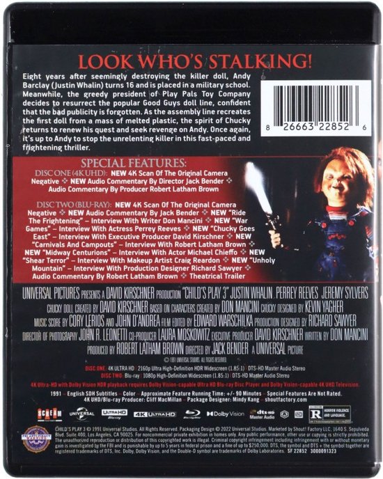 Chucky 3 [Blu-Ray 4K]+[Blu-Ray]