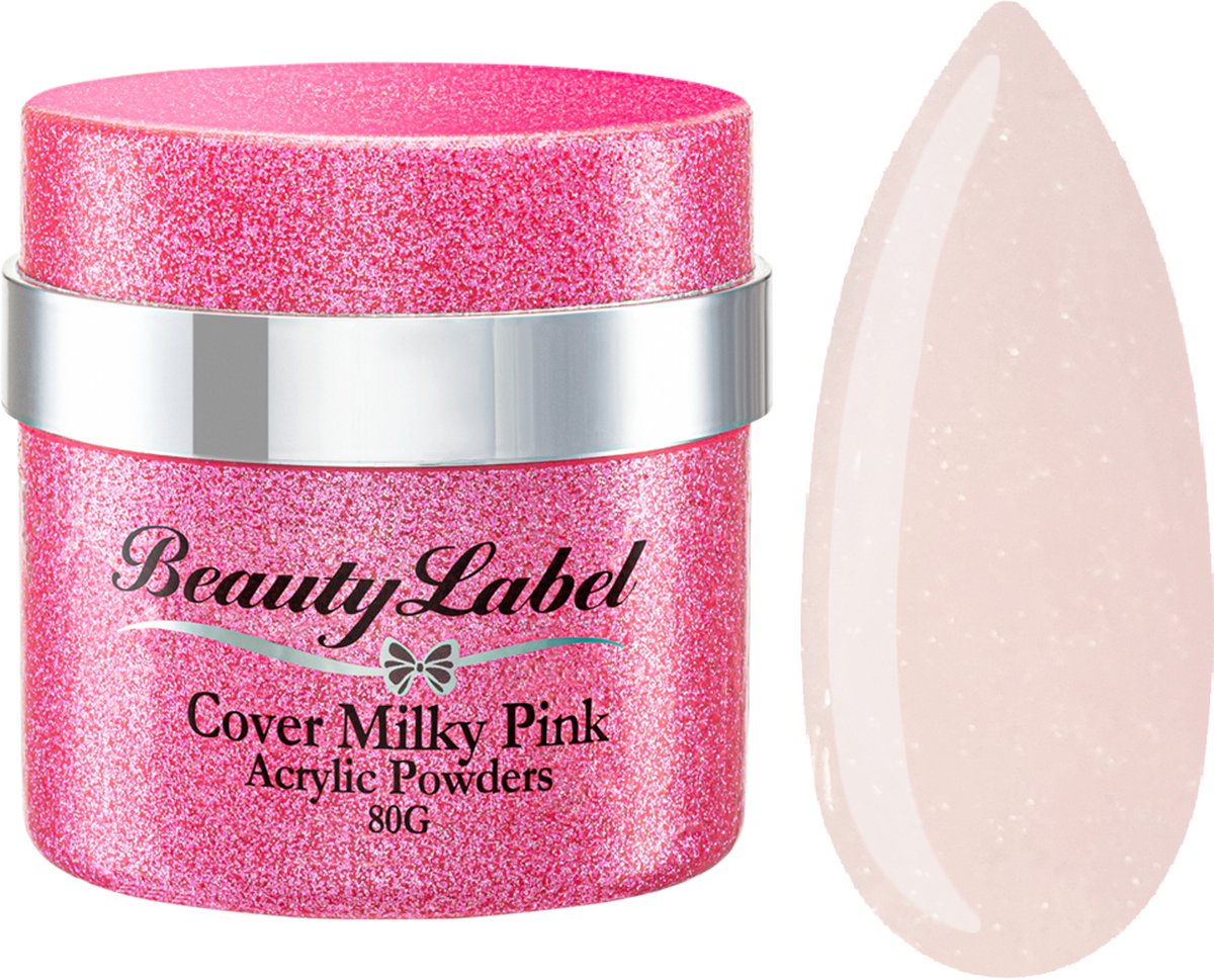 Beauty Label Acrylic Powders - Cover Milky Pink 80g