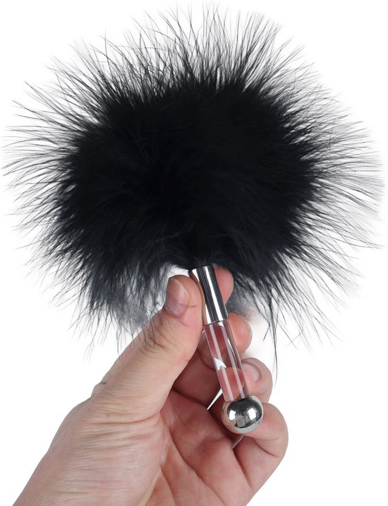 Banoch | Plume de tantra noire | plume caressante noire