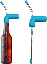 WVspecials Bier Snorkel Blauw - snorkel - Adtaper - Rietadt - Bier Dispenser - BierBuis - Bierkanon - Bierspel - Feestpakket - Feest adtributen - Spieskanon - Bierpong - Dranktrechter - Drankspel- Bier Cadeau - Bier Accessoires - Bier Gadgets