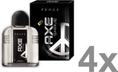 Axe Peace For Men - 4 x 100 ml - Aftershave - Voordeelverpakking