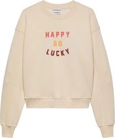 Catwalk Junkie - Sweater Go Lucky Gebroken Wit - Vrouwen - Maat L