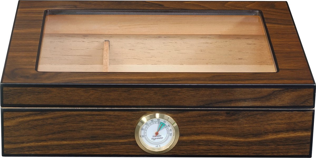 Goedkoopste Heritage Glasses - Humidor Sigarendoos Hout voor 30 Sigaren - Perfect Cadeau voor de Sigarenliefhebber