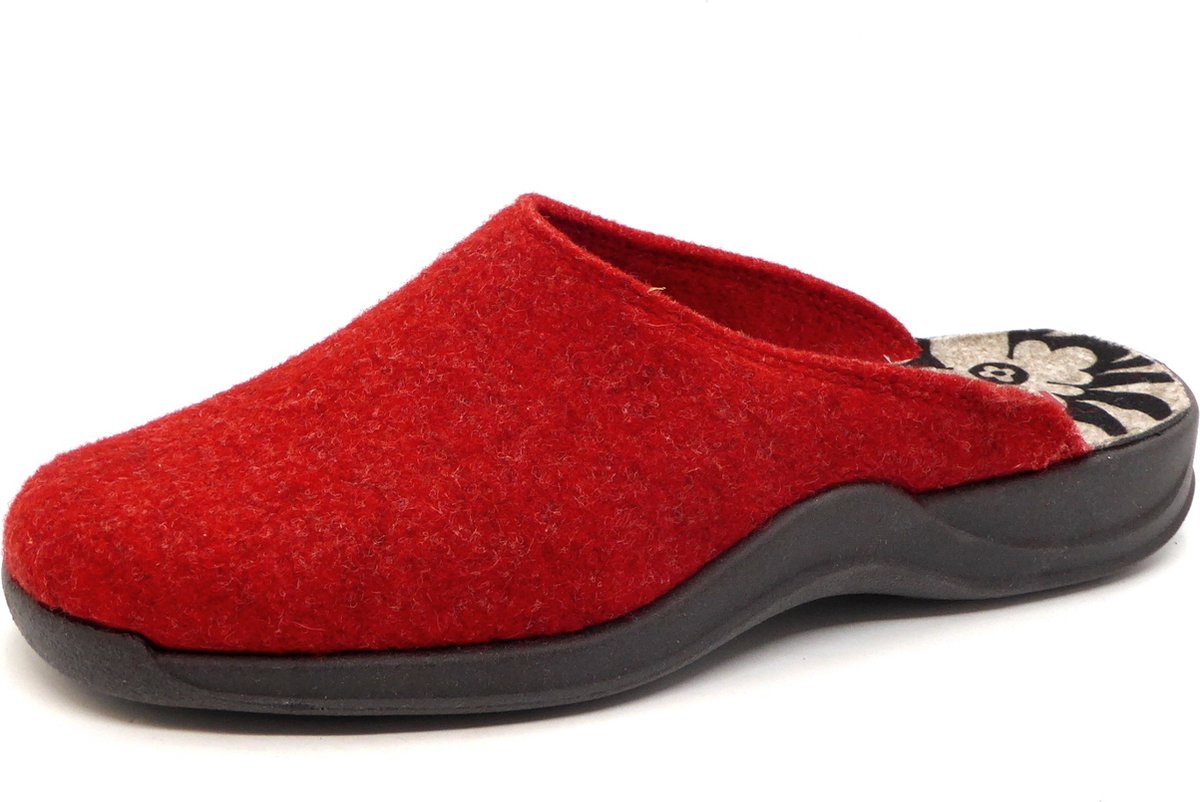 Rohde 2309 Dames Sloffen - Rood