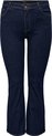 ONLY CARMAKOMA CARSALLY HW FLARED JEANS DNM BJ370 NOOS Dames Jeans - Maat W42 X L32