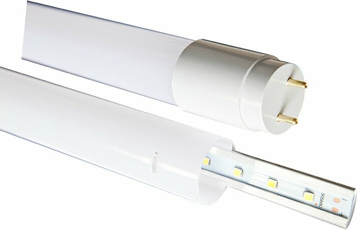LEDmaxx LED TL-buis T8 8W/840 800lm | G13 | 437mm (452mm inclusief pinnen) | Vervangt Philips TL-D 15W/840 | G13 | Koel Wit | 8 watt | 15.000 Branduren — cadeau in Cadeau-ideeën - foto 3