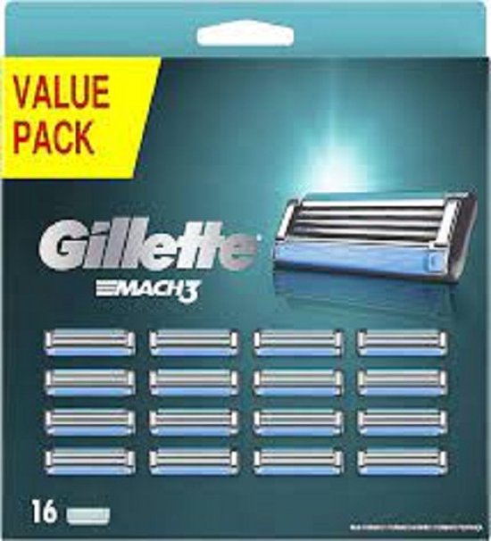 GILLETTE MACH3 SCHEERMESJES - 16 STUKS