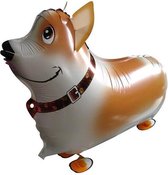 Ballon in de vorm van een Corgi - hond - folie - ballon - corgi - huisdier - decoratie - dier