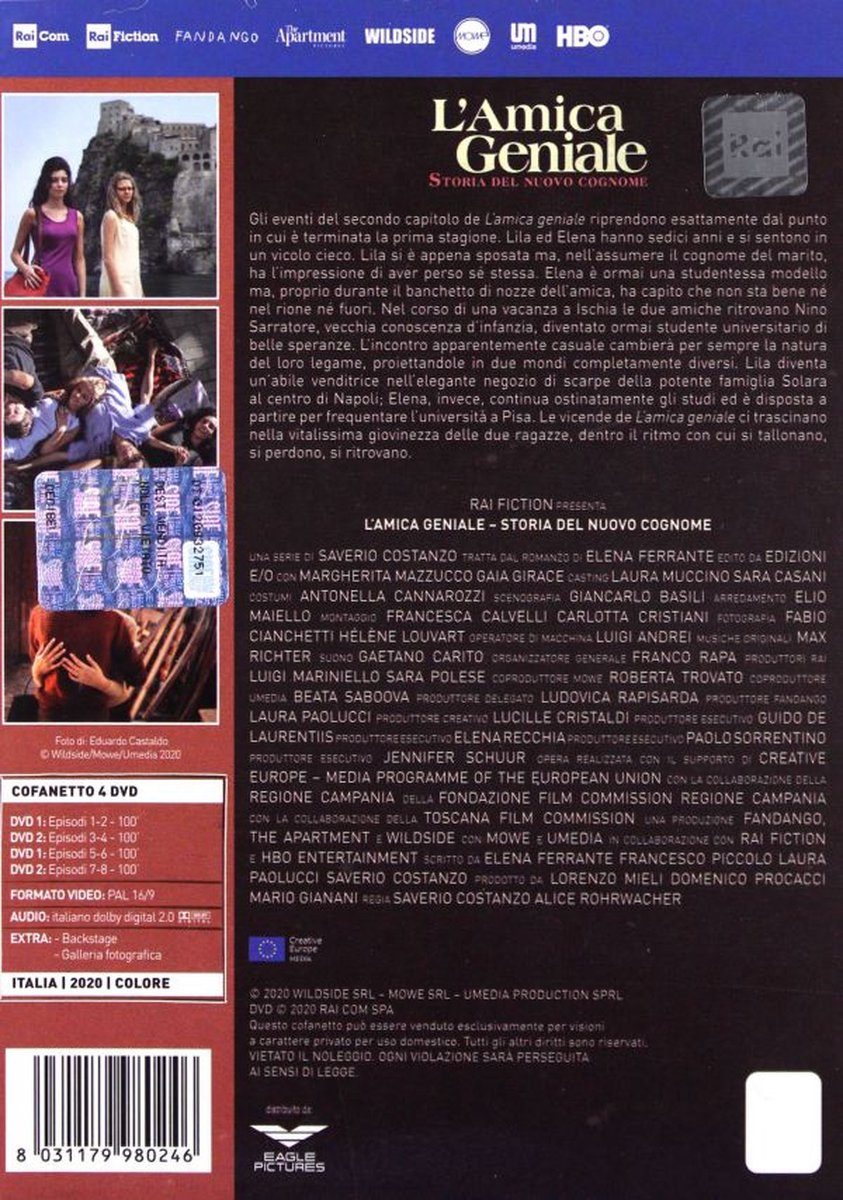 De geniale vriendin [4DVD] (Dvd), Alessio Gallo Dvd's bol