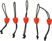 Concept Fishing Dacron Connectors Soft (5 pcs) - Maat : Small - Red