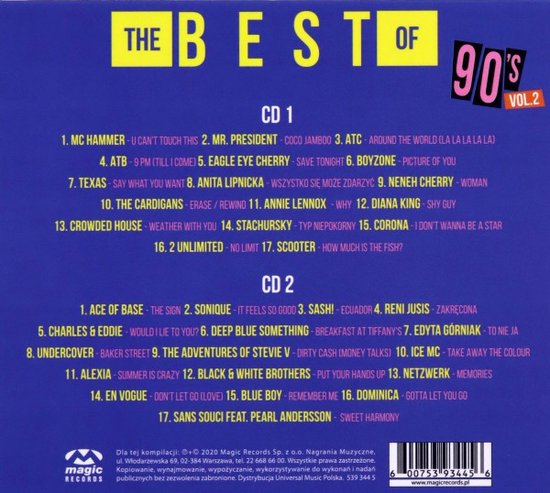 The Best Of 90's Vol. 2 [2CD] - MC Hammer